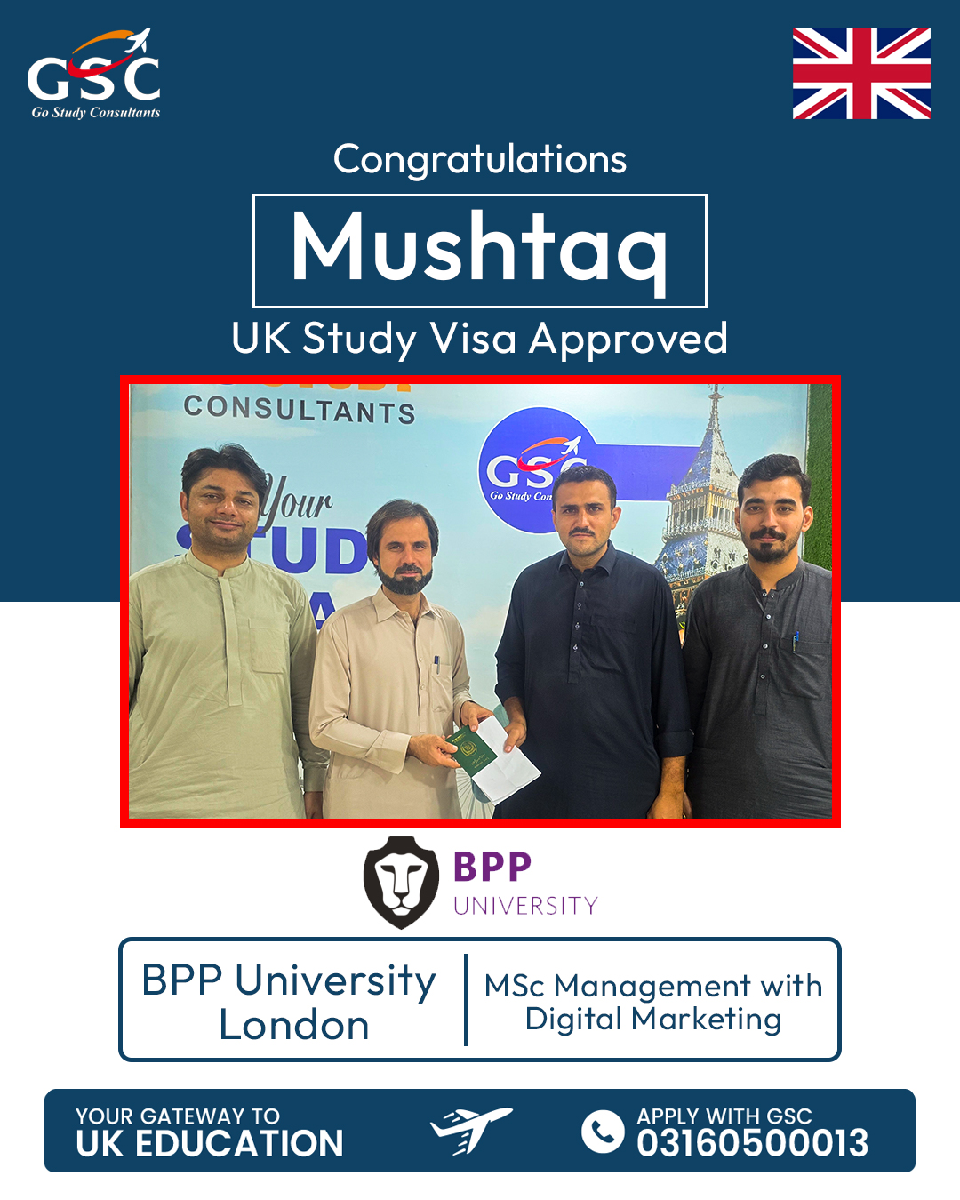 Mushtaq pic congrats post